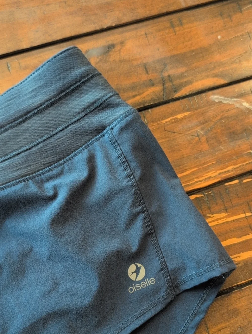 Oiselle Mac Roga Shorts Indigo Melange